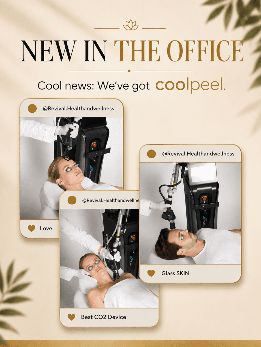 New at Revival Health & Wellness - CoolPeel CO₂ laser is now in the office